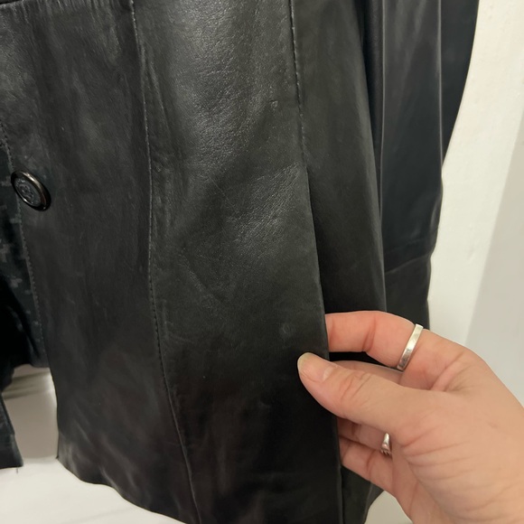 Wilsons Black Leather Jacket Women’s Large - Picture 7 of 16